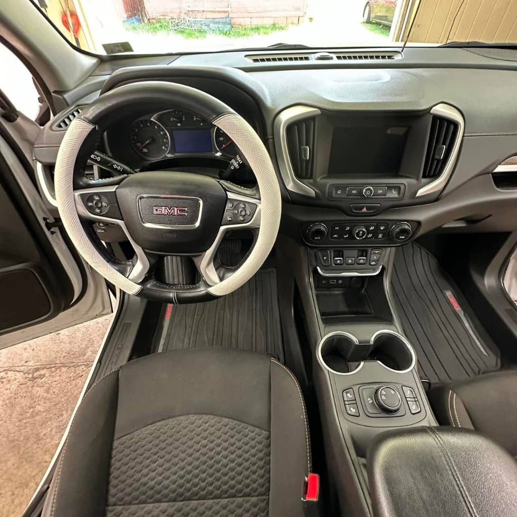 GMC truck interior after deep klean