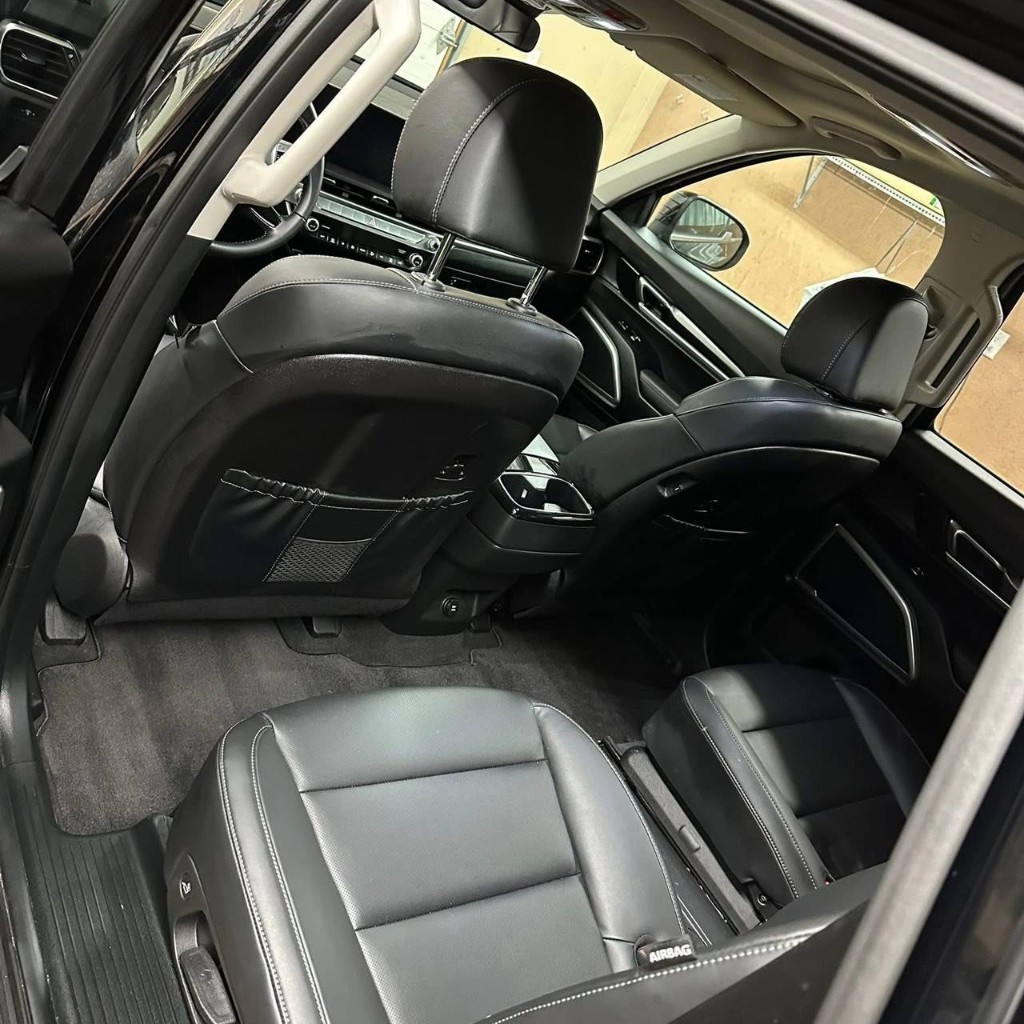 Three-row SUV interior deep klean